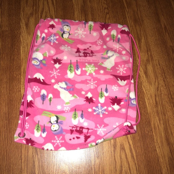 Winter Girls Drawstring Bag- Cotton - Picture 4 of 4